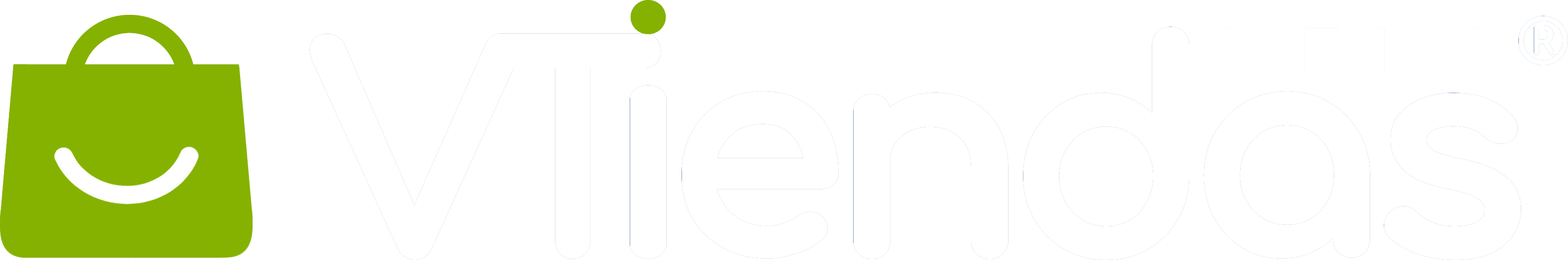 Logo Corporativo Blanco VTiendas